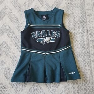 Eagles baby/toddler girl 2T cheerleader dress